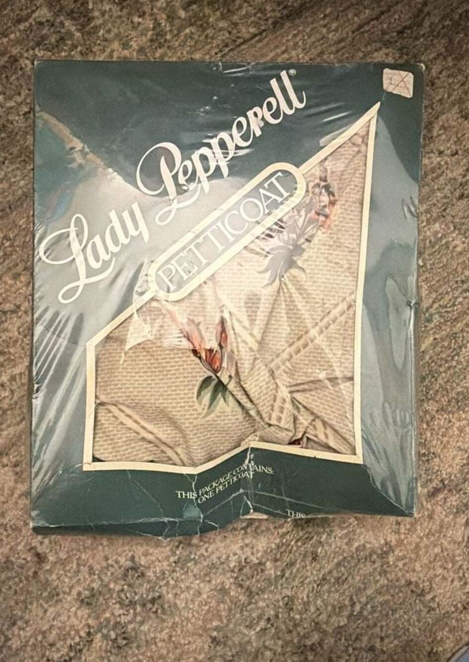 Vintage Lady Pepperell Floral Petticoat New In Box